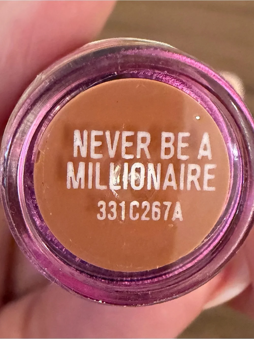 Makeup Revolution Lip Geek Lipstick Never Be a Millionaire 3.5g New